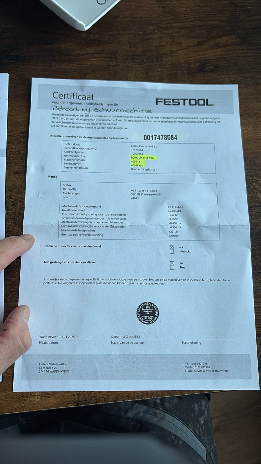 Foto 4 van Festool 2016 Rotex RO 90 Schuurmachine