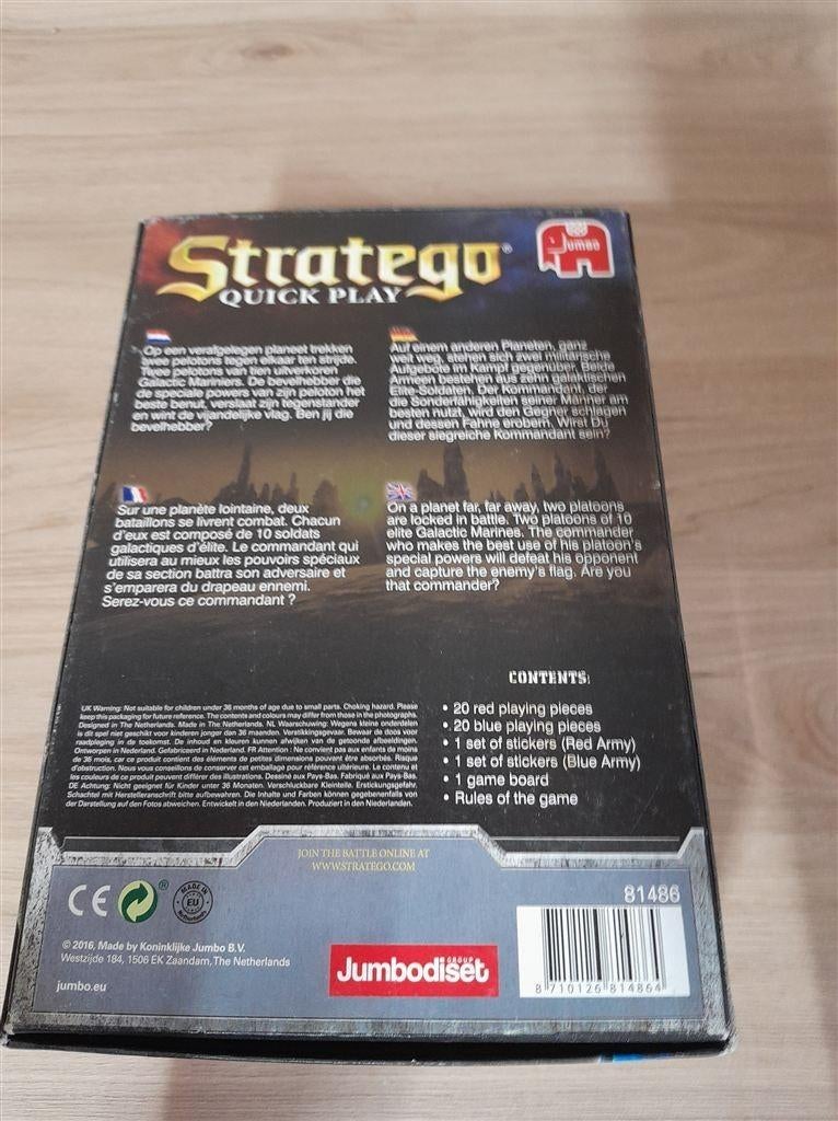 Stratego Quickplay - s3567, Hobby en Vrije tijd, Gezelschapsspellen | Bordspellen, Verzenden, Zo goed als nieuw