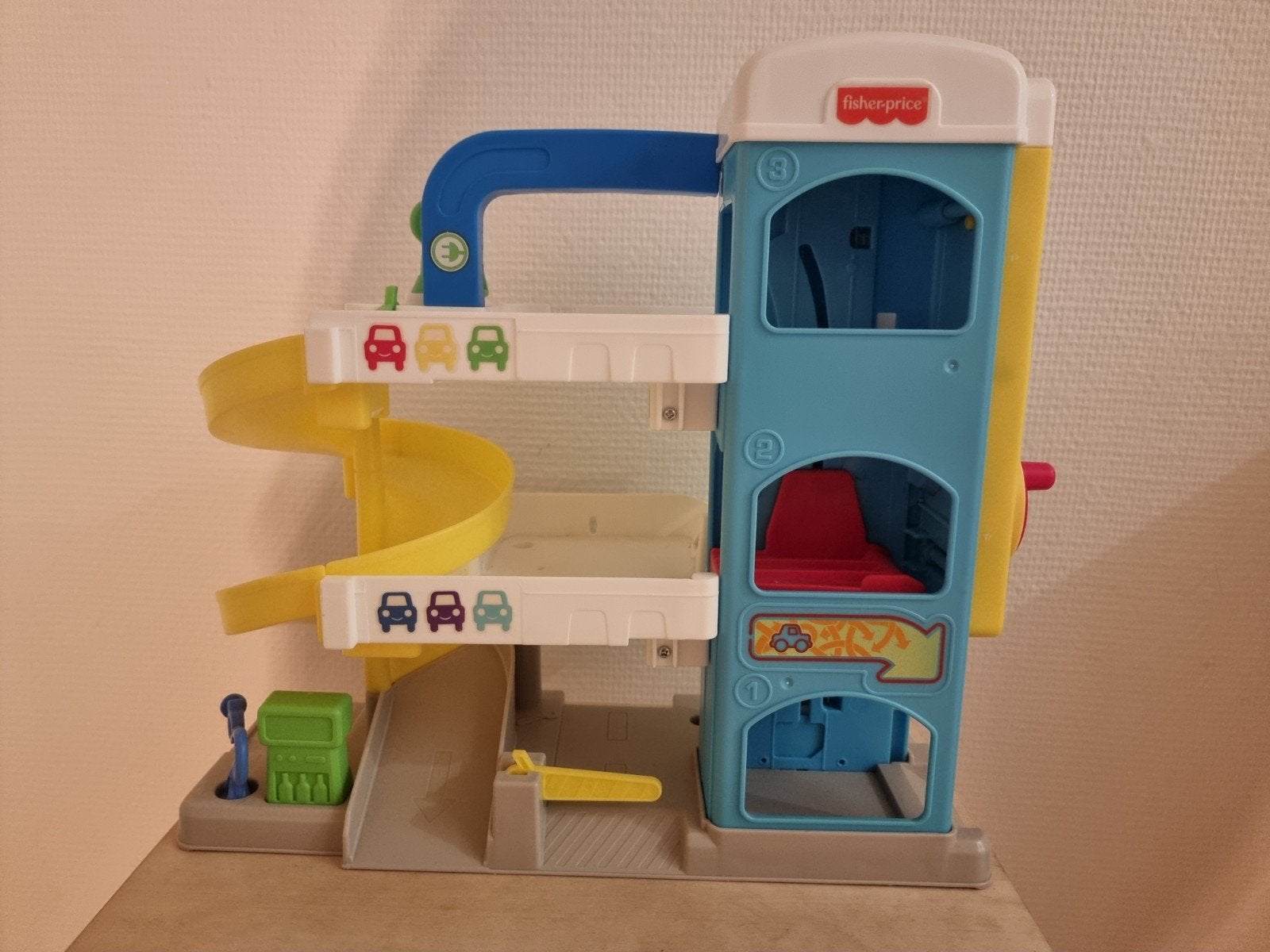 garage fisher price, Ophalen, Gebruikt, Speelset
