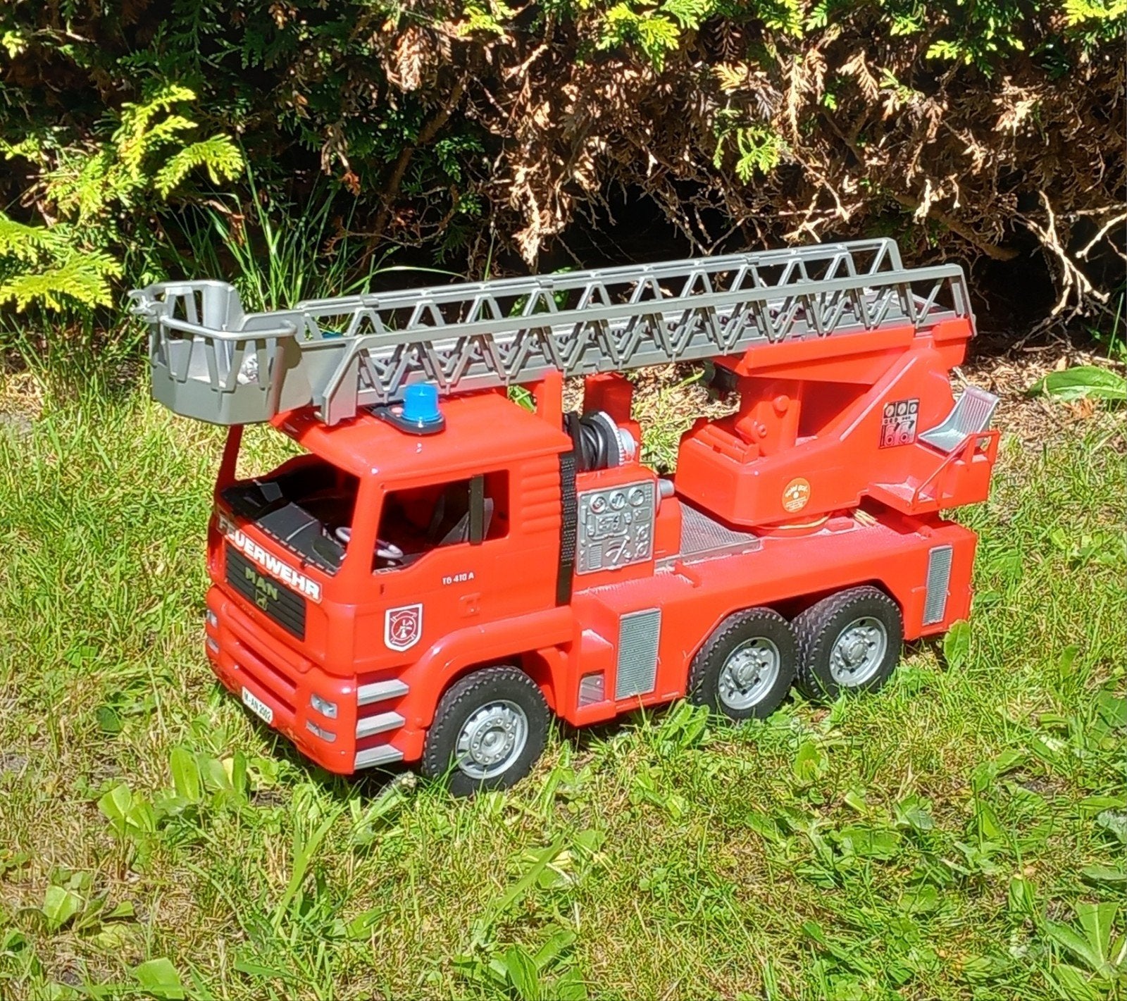 Brudder brandweerwagen met blusfunctie (mist de spiegels en, Ophalen, Gebruikt