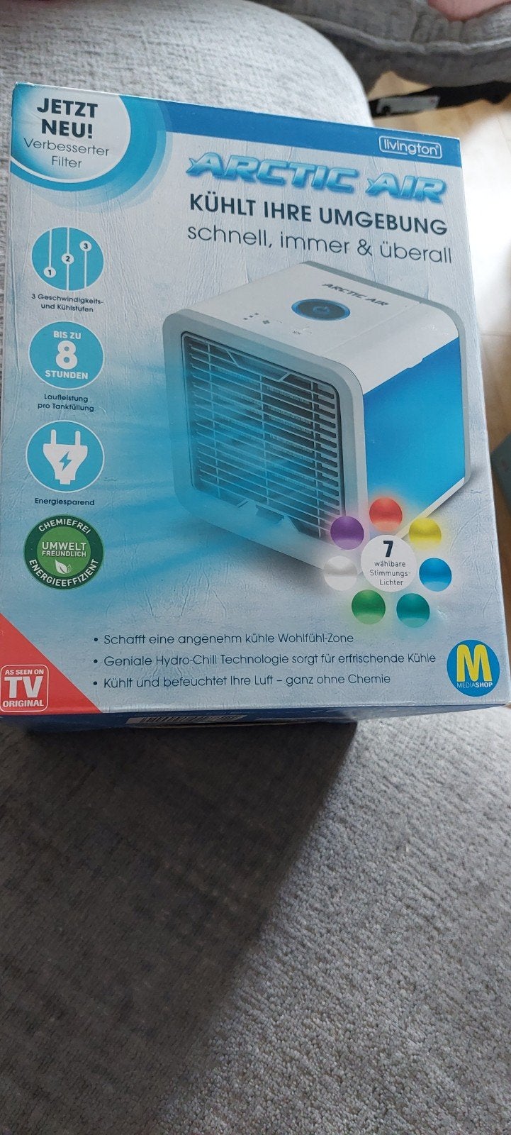 Livington Arctic Air Mobiele Airco met Verbeterde Filter, Witgoed en Apparatuur, Airco's, Minder dan 60 m³, 3 snelheden of meer