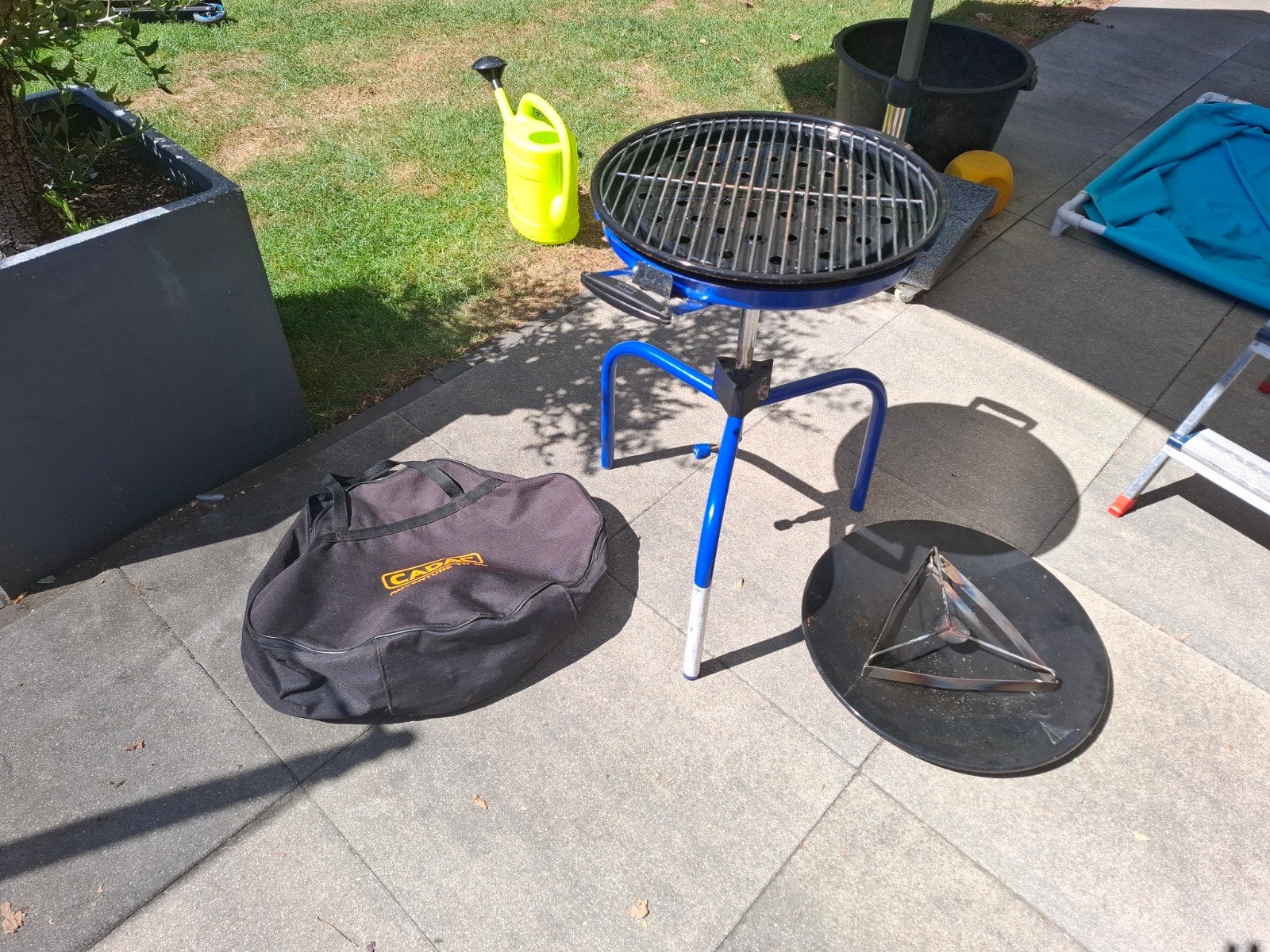 Cadac Skottelbraai met grillrooster, wok, pan en draagzak, Ophalen
