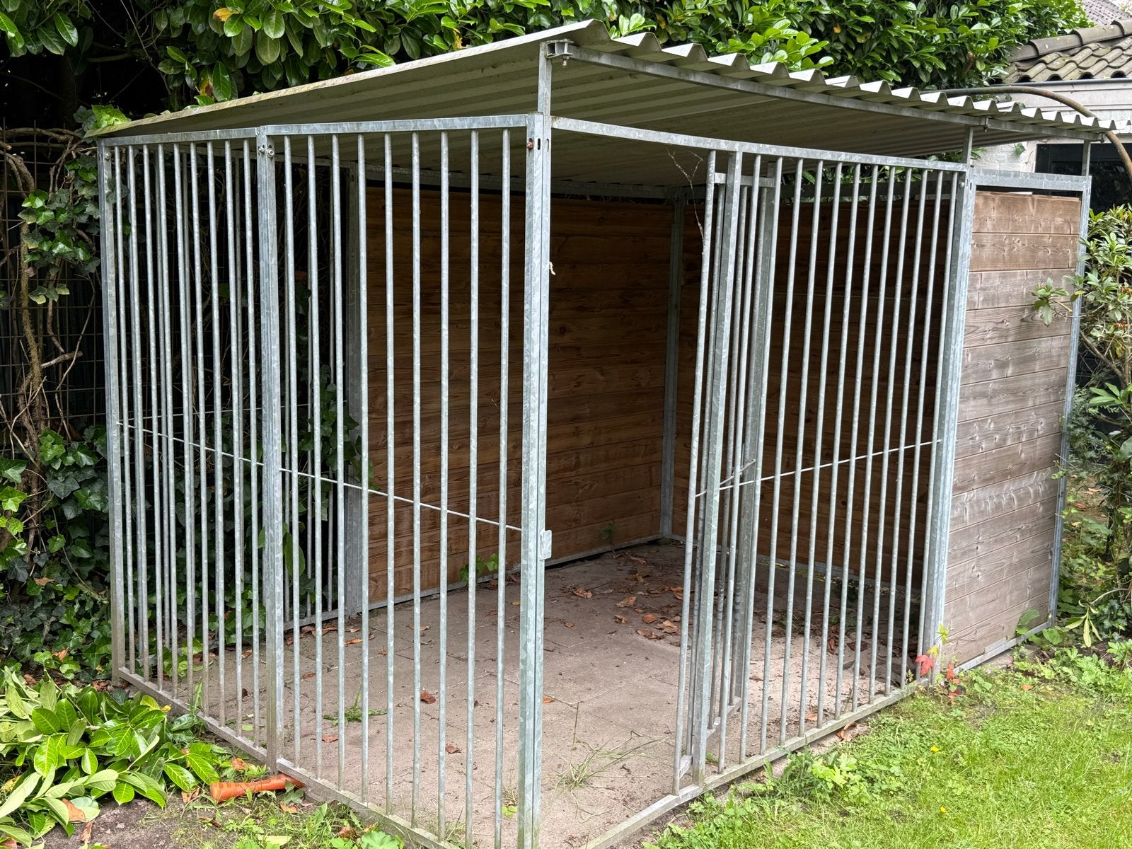 Hondenkennel hondenhok buiten met dak., Ophalen, 110 cm of meer, 100 cm of meer