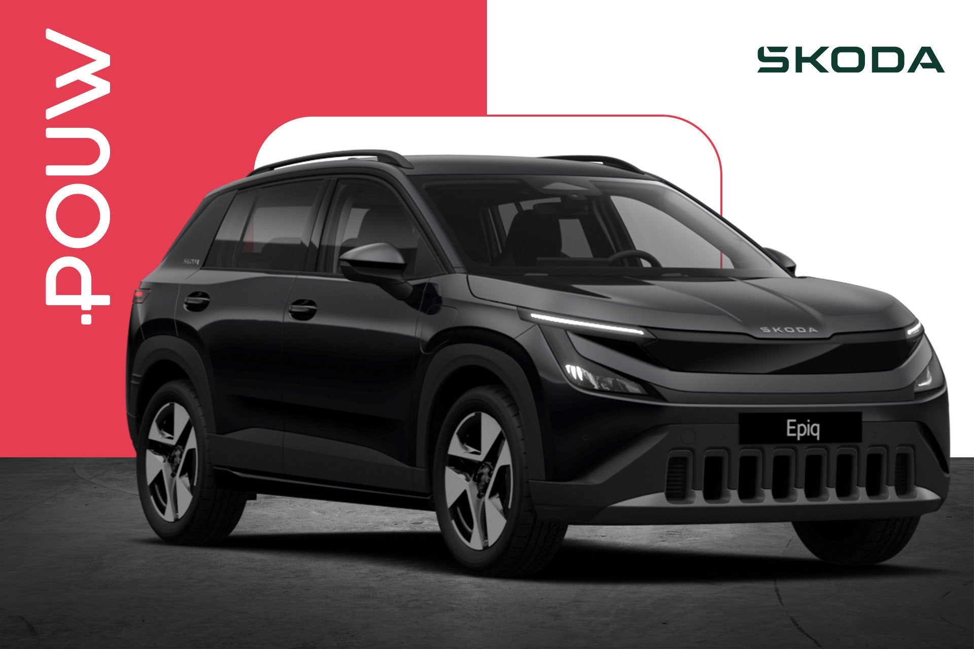 Skoda Epiq Business Launch Edition 211pk 56 kWh | LMV 18'' |, Auto's, Skoda, 12 maanden, Overige modellen, Zwart, 56 kWh