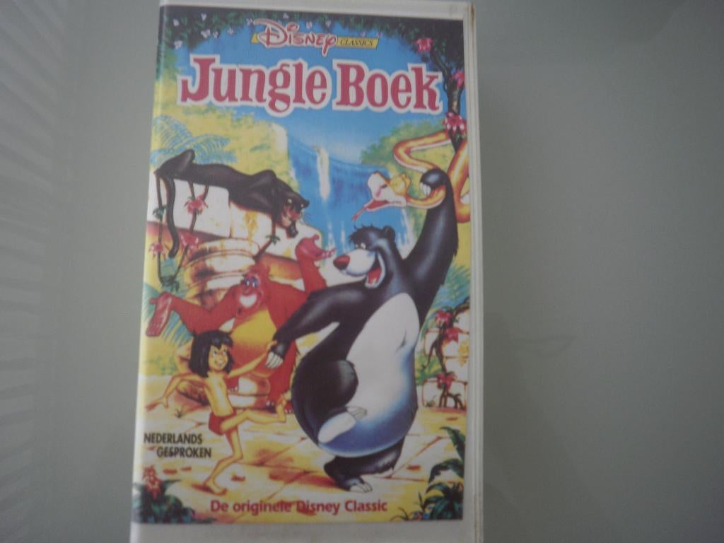 JUNGLEBOEK! Mooie Disney Tekenfilm Klassieker Op VIDEO!, Cd's en Dvd's, VHS | Kinderen en Jeugd, Alle leeftijden, Ophalen of Verzenden