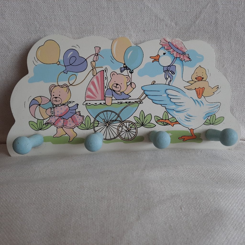 Kinderkapstok met beren, Ophalen of Verzenden, Zo goed als nieuw, Wanddecoratie
