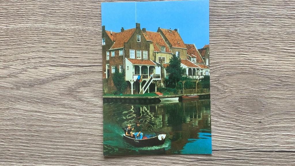 ansichtkaart Enkhuizen, Verzenden, Ongelopen, Noord-Holland