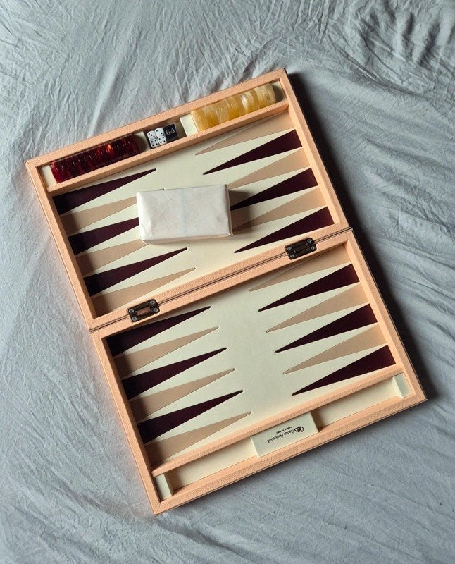 Backgammon Renzo Romagnoli Italy, Hobby en Vrije tijd, Ophalen of Verzenden