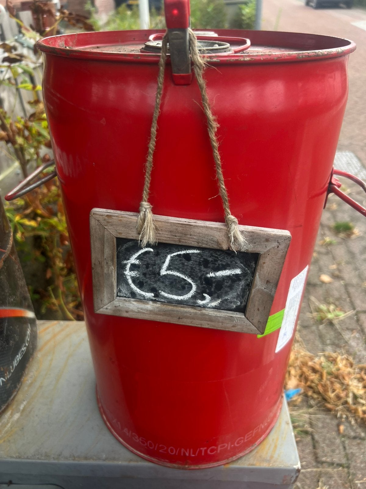 Drums 25 liter 0650526928, Tuin en Terras, Vuurkorven, Ophalen, Gebruikt, Vuurton