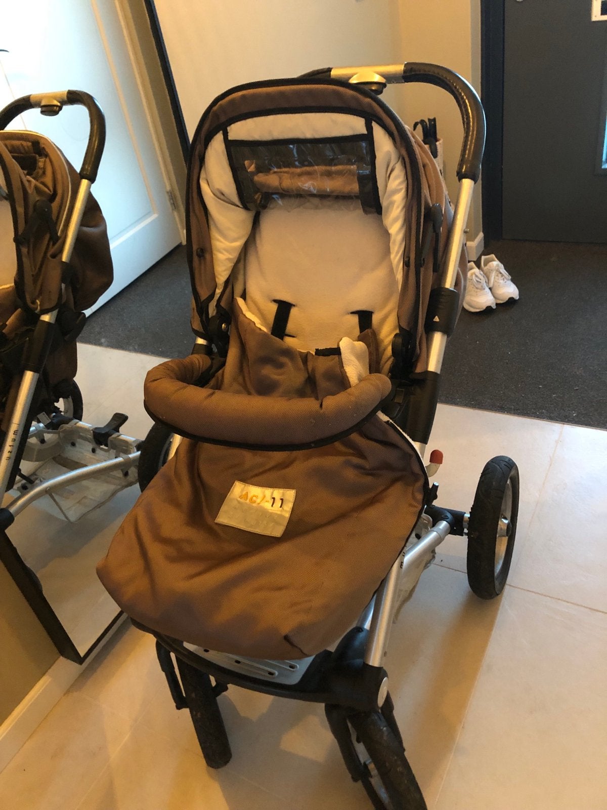 Mutsy Active AC-10 Combiwagen met Maxi-Cosi en reiswieg, Gebruikt, Ophalen of Verzenden, Combiwagen, Mutsy