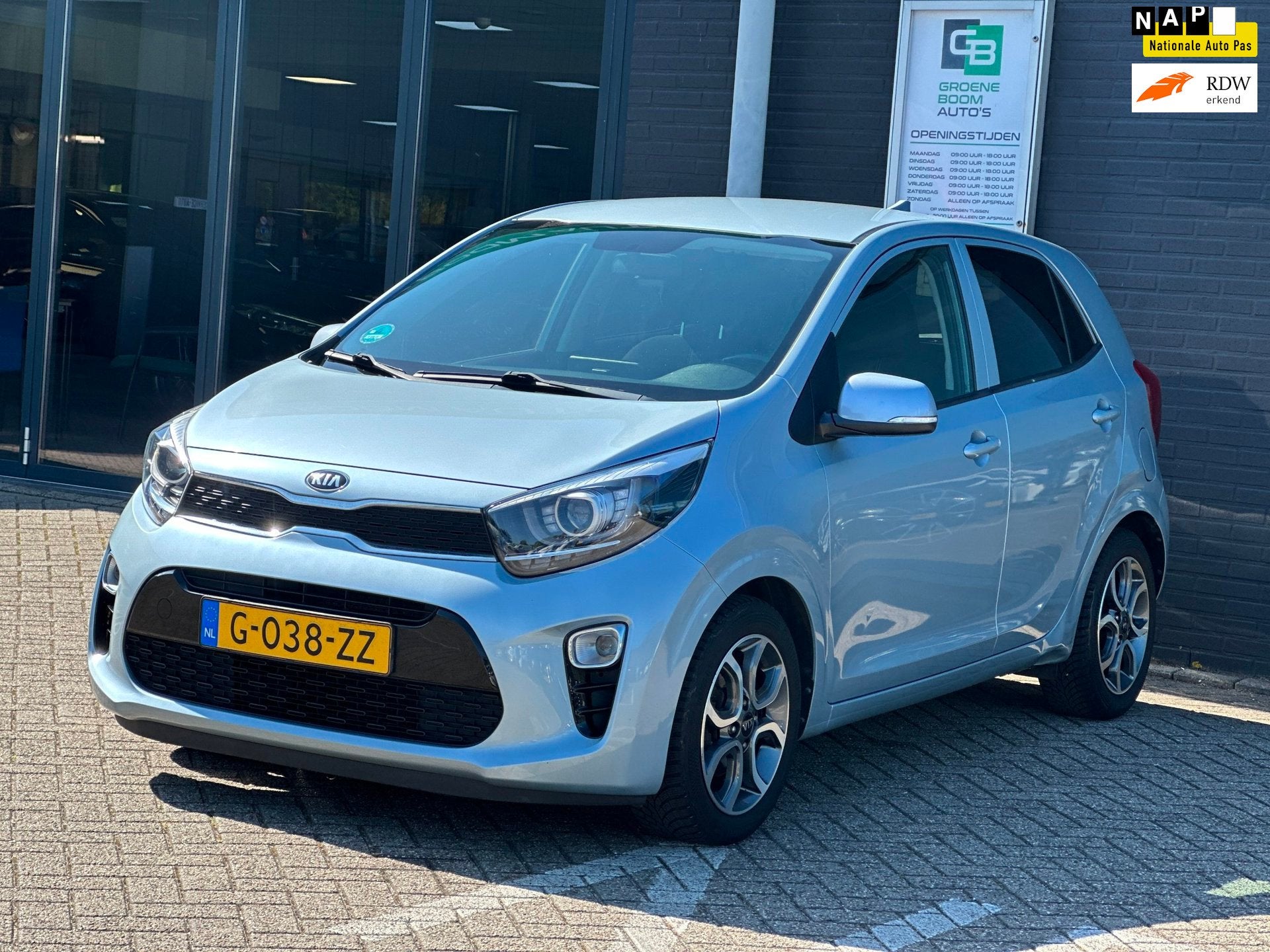 Kia Picanto 1.0 MPi DynamicPlusLine/2E EIG/CAMERA/NAVI/NL-AU, Auto's, Kia, Voorwielaandrijving, Stof, Gebruikt, Euro 6