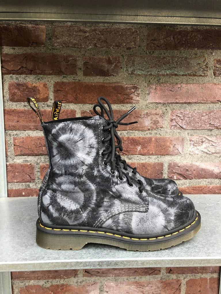 Dr. Martens 1460 Pascal tie dye maat 40, Dr. Martens, -, Zwart, -