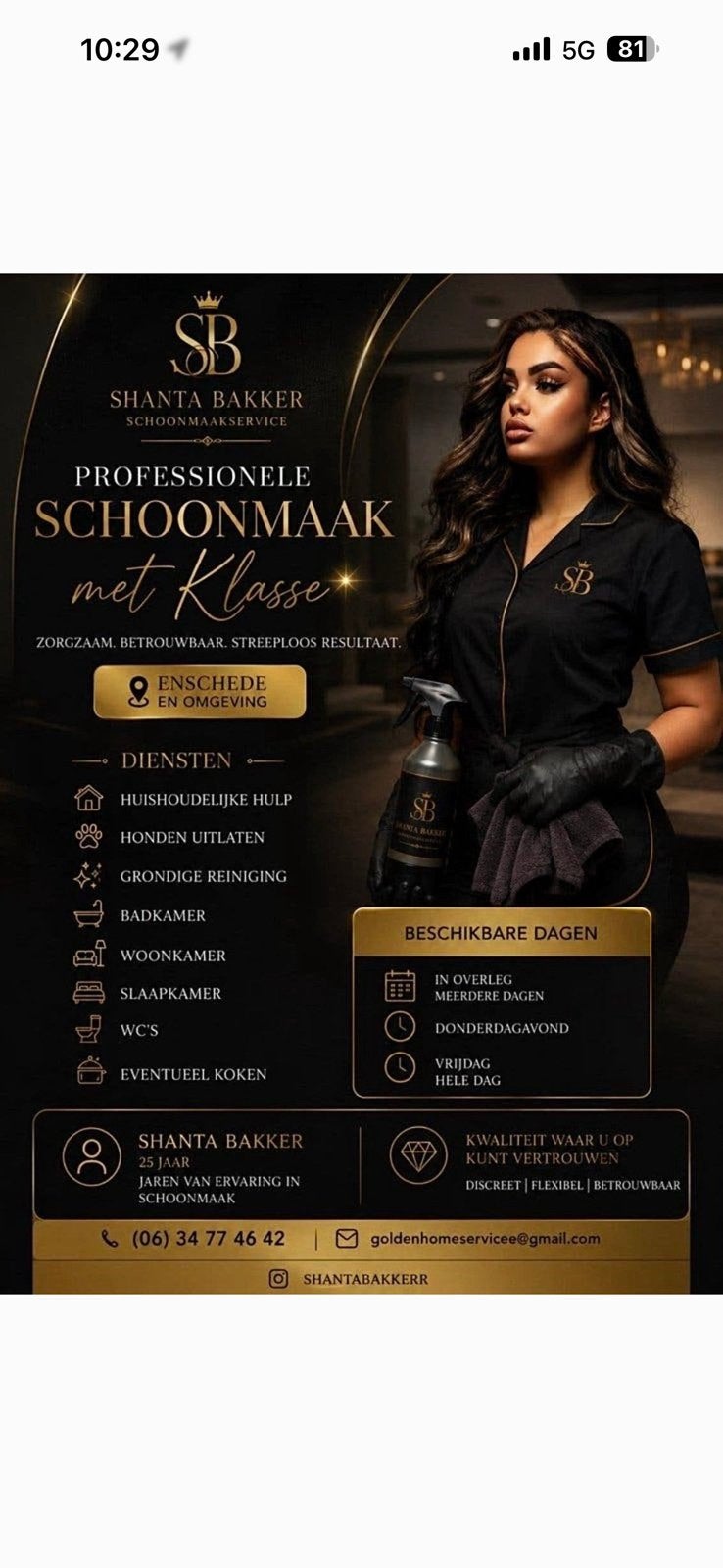 Proffesioneel schoonmaak & onderhoud, Ophalen of Verzenden