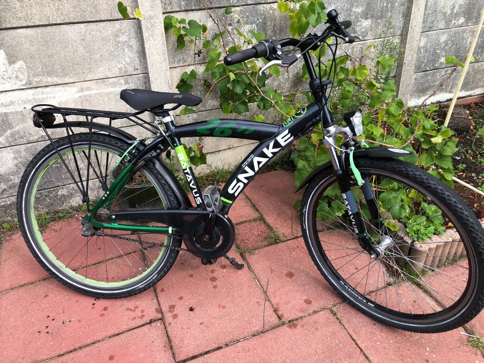 Batavus snake 26  inch, Ophalen, Gebruikt, 26 inch of meer, Versnellingen