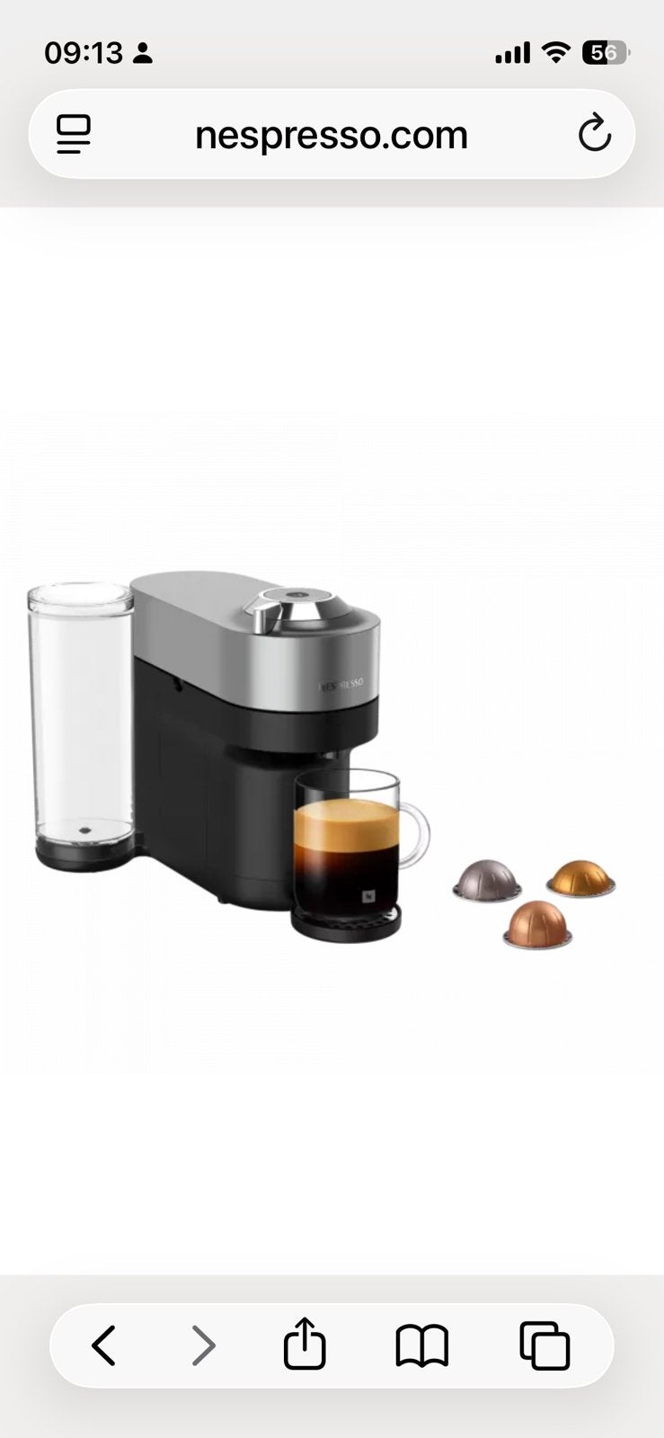 Neepresse vertuo, Ophalen, Koffiepads en cups, Gebruikt, Koffiemachine