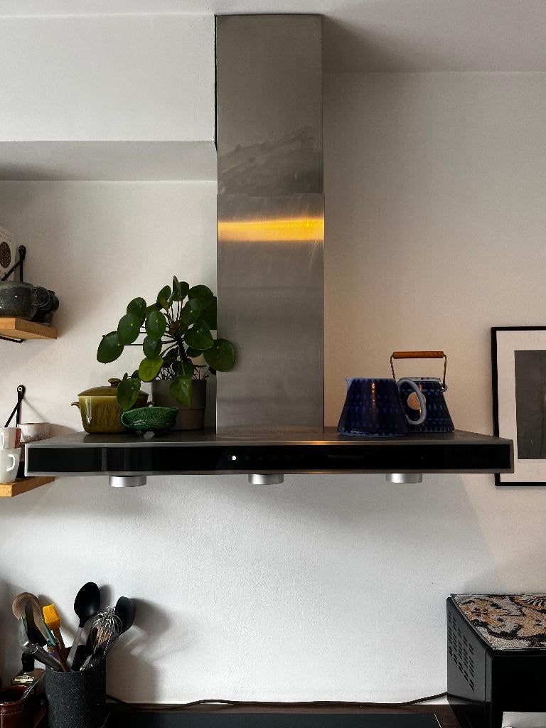 IKEA KULINARISK 90cm wandschouwkap / kitchen extractor, Witgoed en Apparatuur, Afzuigkappen, Gebruikt, Vrijstaand, Wandschouwkap