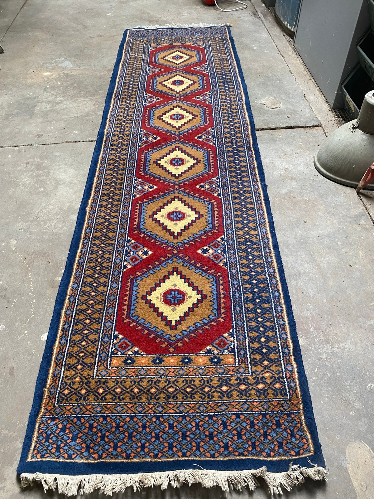 Prachtig handgeknoopt tapijt karpet loper Meshkin Teppe, Ophalen, Minder dan 50 cm, Gebruikt, 200 cm of meer