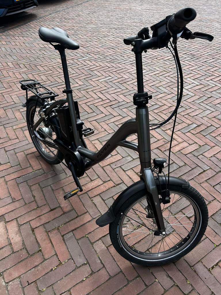 Flyer Flogo compacte e-bike - Ideaal voor stad en camping, Fietsen en Brommers, Elektrische fietsen, Gebruikt, Minder dan 47 cm