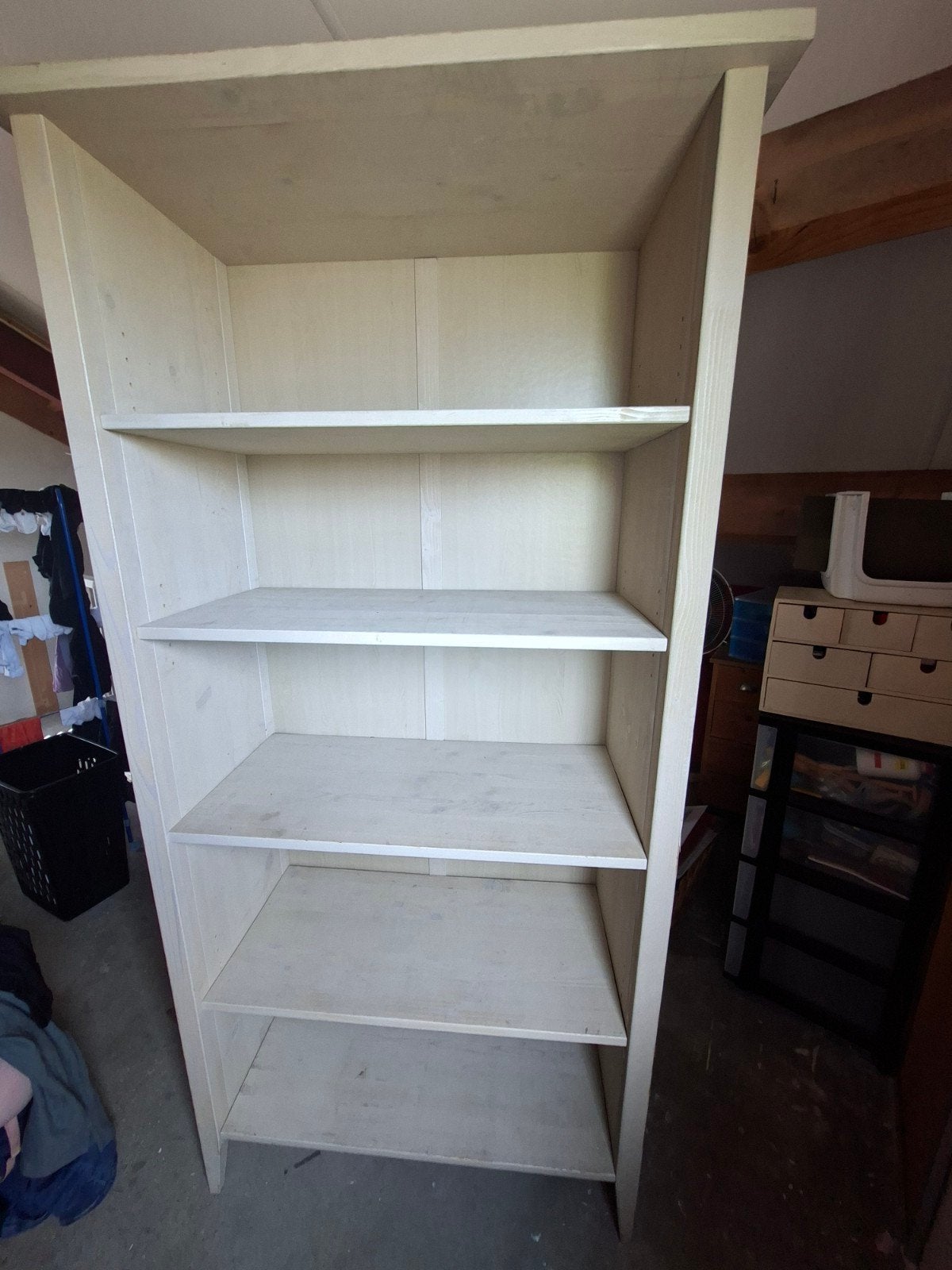 Ikea Boekenkast Whitewash - 3 Verstelbare Planken, Huis en Inrichting, Ophalen, 50 tot 100 cm, Zo goed als nieuw, 150 tot 200 cm