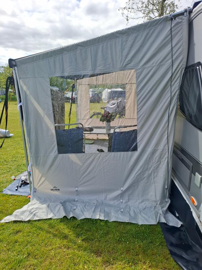 2 Obelink zijwanden voor caravan luifel Model 220, Caravans en Kamperen, Ophalen of Verzenden