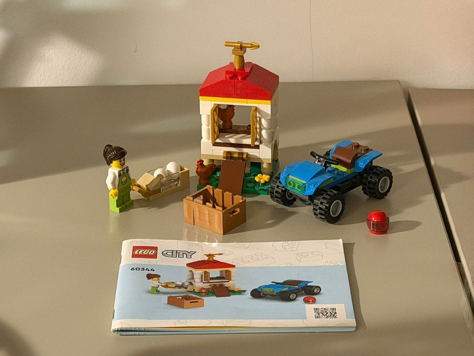 LEGO City Kippenhok 60344, Ophalen of Verzenden, Zo goed als nieuw, Overige merken