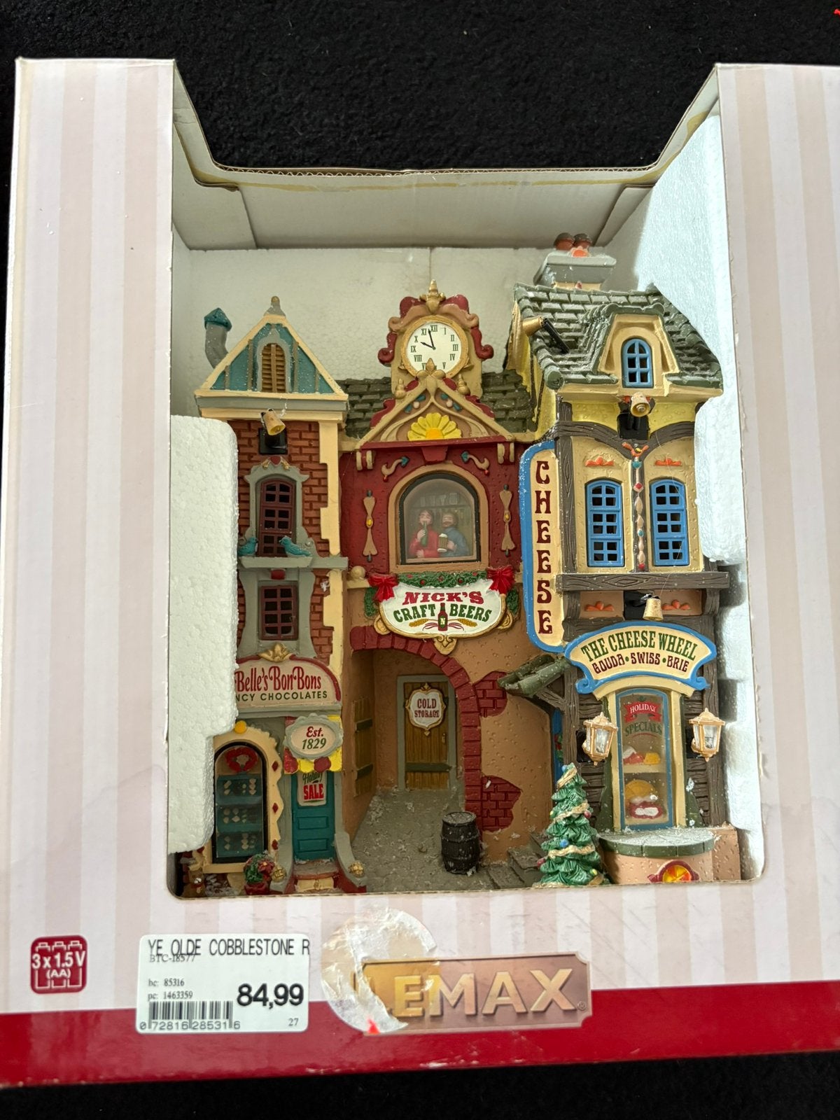 Lemax Facade Ye Olde Cobblestone Road - Retired, Diversen, Ophalen, Zo goed als nieuw