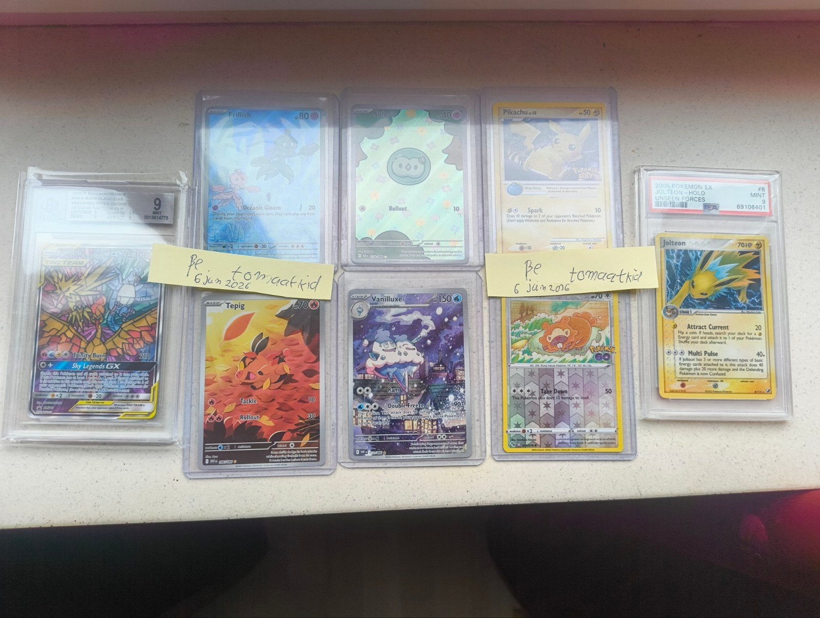 Graded Pokemon kaarten & modern hits & pokemon day Pikachu, Ophalen of Verzenden