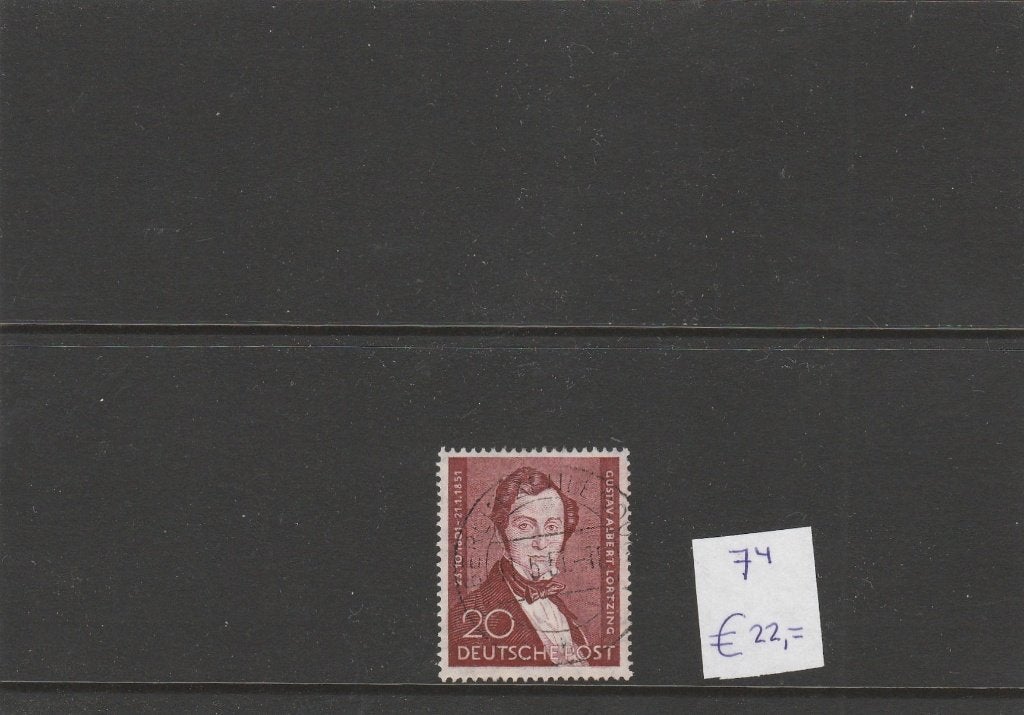 deutsche post- mi 74, Ophalen of Verzenden, BRD