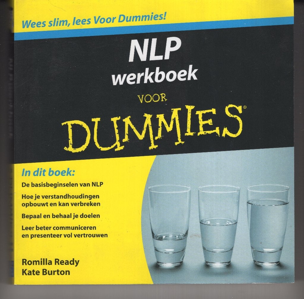 NLP werkboek voor dummies, Boeken, Ophalen of Verzenden, Zo goed als nieuw, Spiritualiteit algemeen, Overige typen