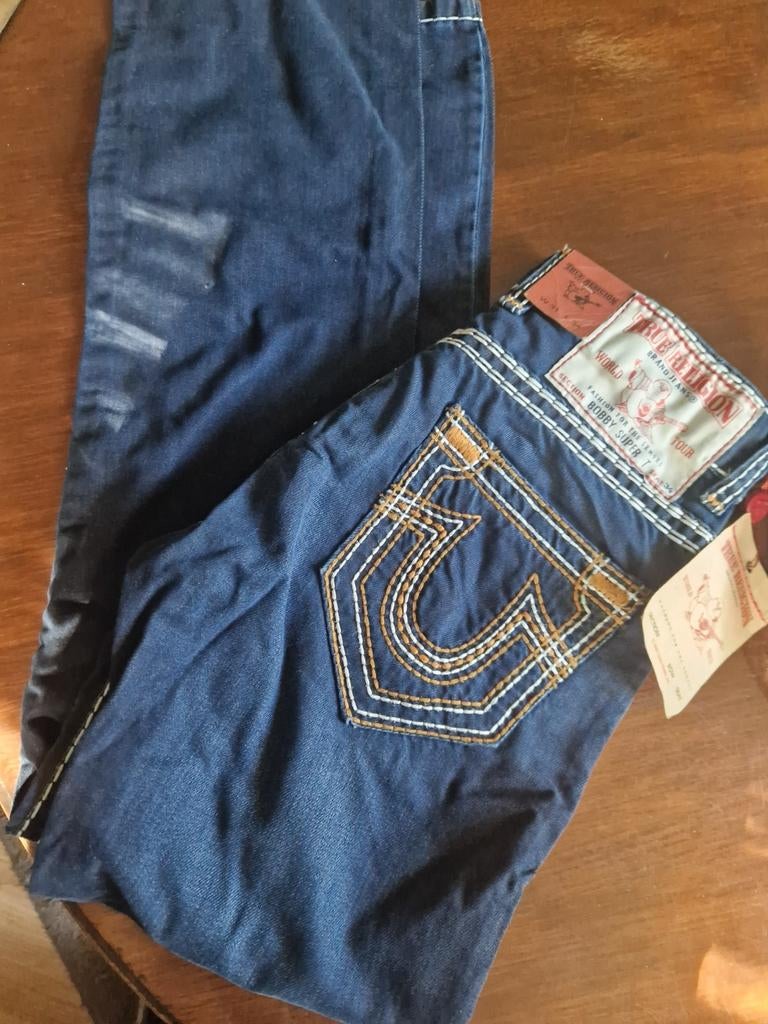 True Religion Bobby Super T Jeans W31 L34, Blauw, Nieuw, Ophalen of Verzenden, True Religion