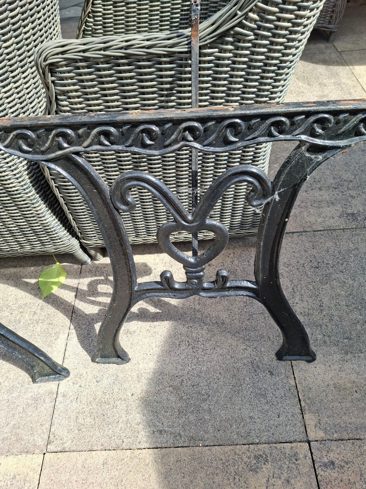 Gietijzer onderstel, Tuin en Terras, Tuinbanken, Ophalen, Metaal