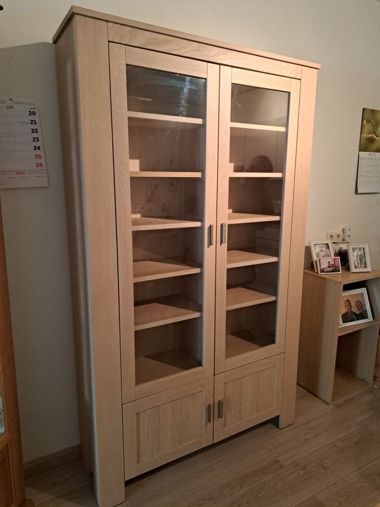 Dressoir kast, Ophalen, Met deur(en), 100 tot 150 cm, Eikenhout
