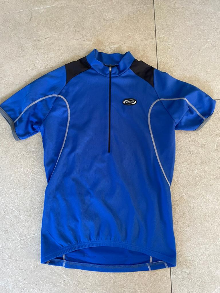 Blauw Fiets shirt maat M merk BBB, Fietsen en Brommers, Fietsaccessoires | Fietskleding, M, Ophalen of Verzenden, Zo goed als nieuw