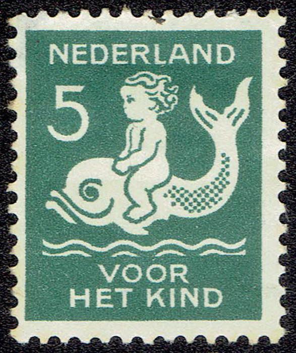 Nederland 1929, Kinderzegels, 5+3 cent., Verzenden, T/m 1940, Gestempeld