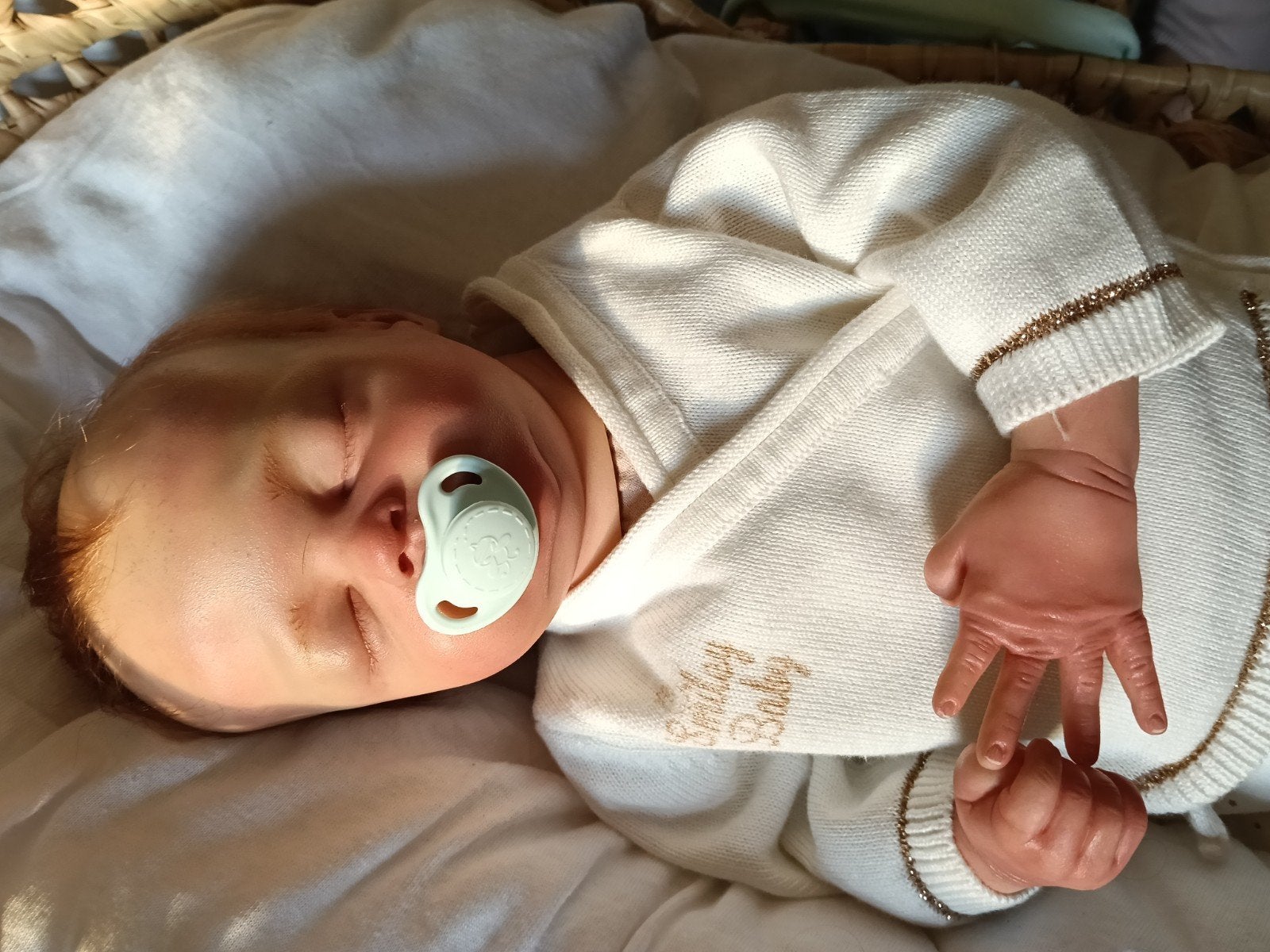 reborn Annie van Lilly Gold, Ophalen of Verzenden, Nieuw, Babypop
