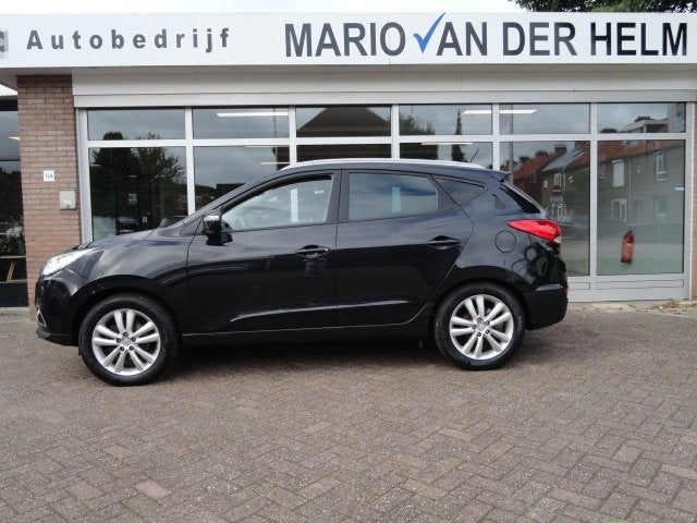 Hyundai Ix35 2.0i i-Catcher Airco, Auto's, Gebruikt, Zwart, 4 cilinders, Handgeschakeld