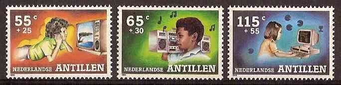 Nederlandse Antillen 903/5 postfris Kinderpostzegels 1988, Ophalen of Verzenden, Postfris