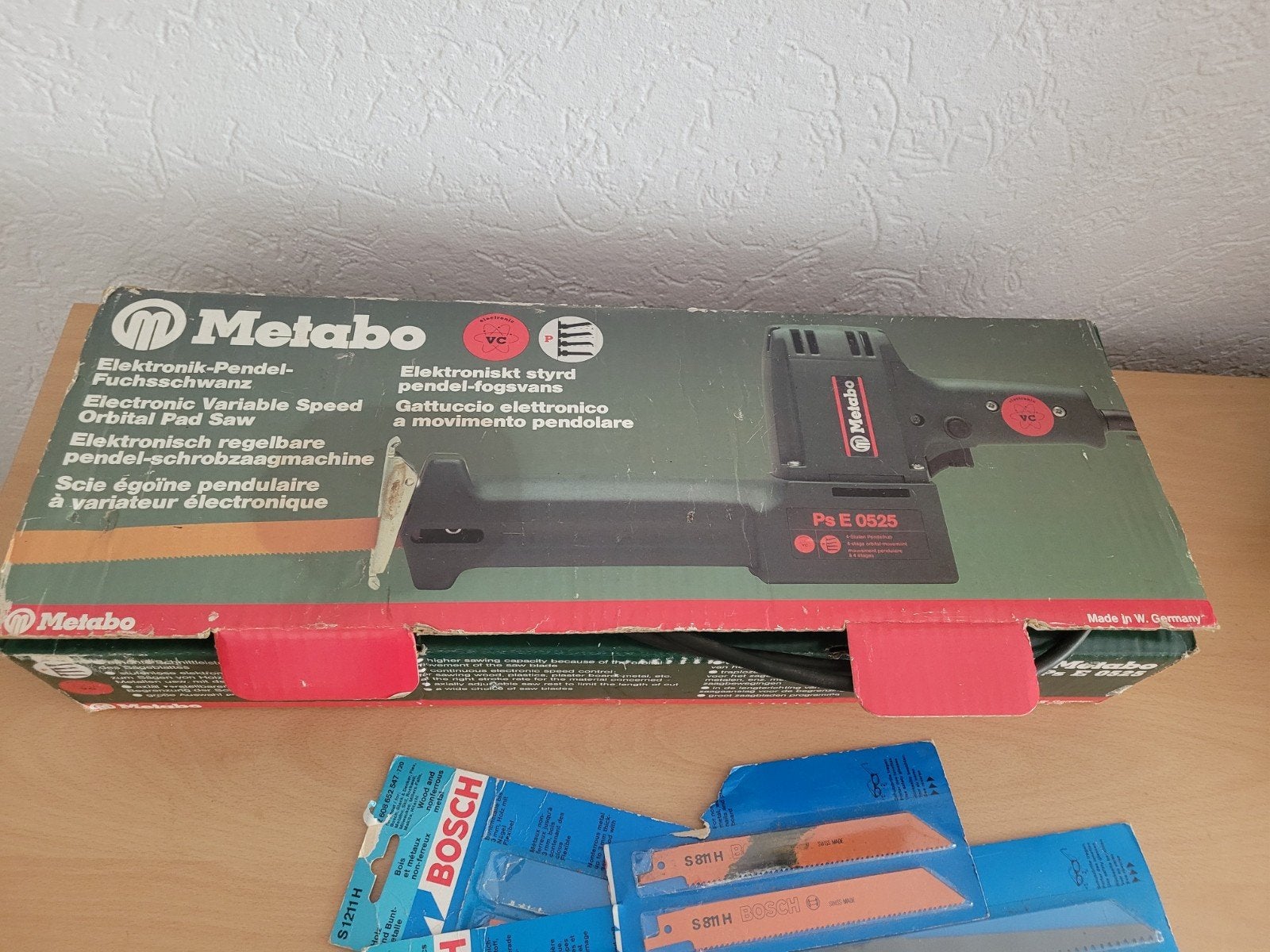 Metabo Ps E 0525 elektrische zaag, Doe-het-zelf en Verbouw, Gereedschap | Zaagmachines, Ophalen of Verzenden, Minder dan 600 watt