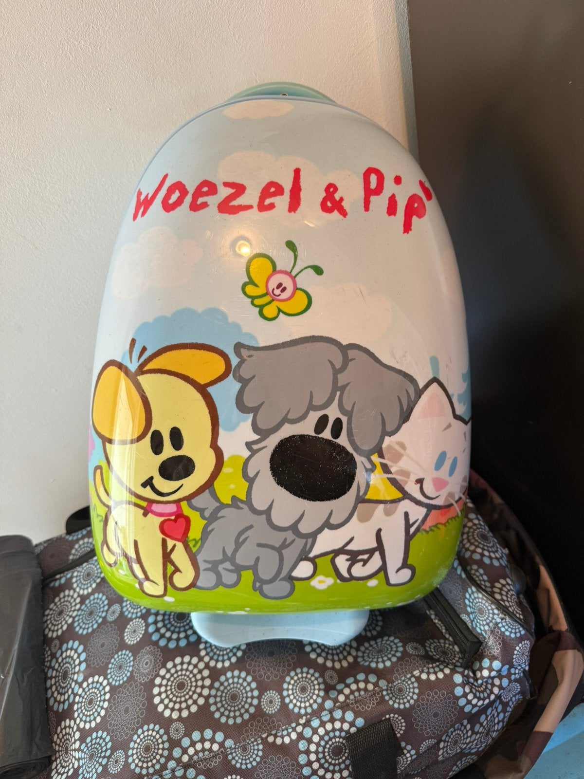 Woezel & Pip rolkoffertje, Ophalen, Wieltjes, Hard kunststof, Minder dan 50 cm