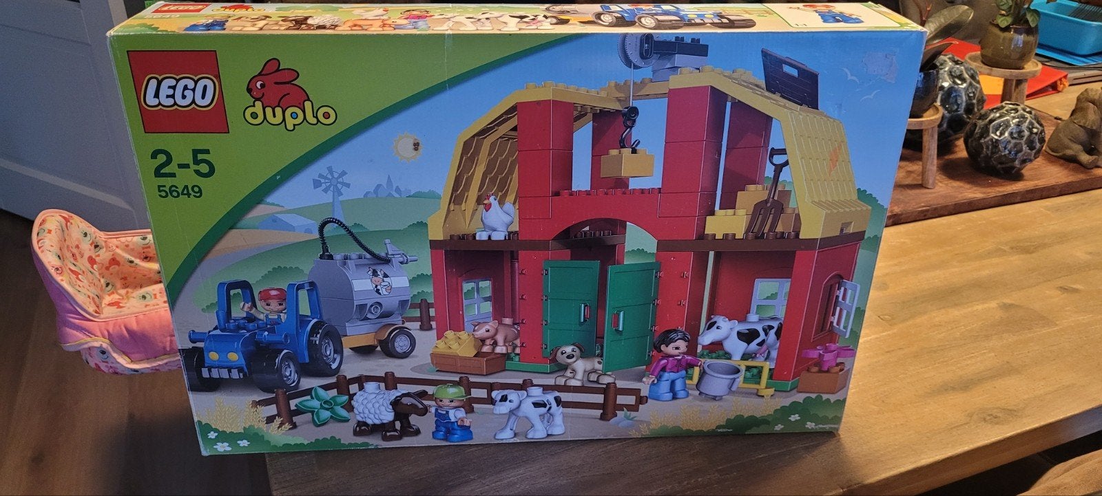 Duplo boerderij met tractor, Kinderen en Baby's, Ophalen, Zo goed als nieuw, Duplo, Inclusief doos