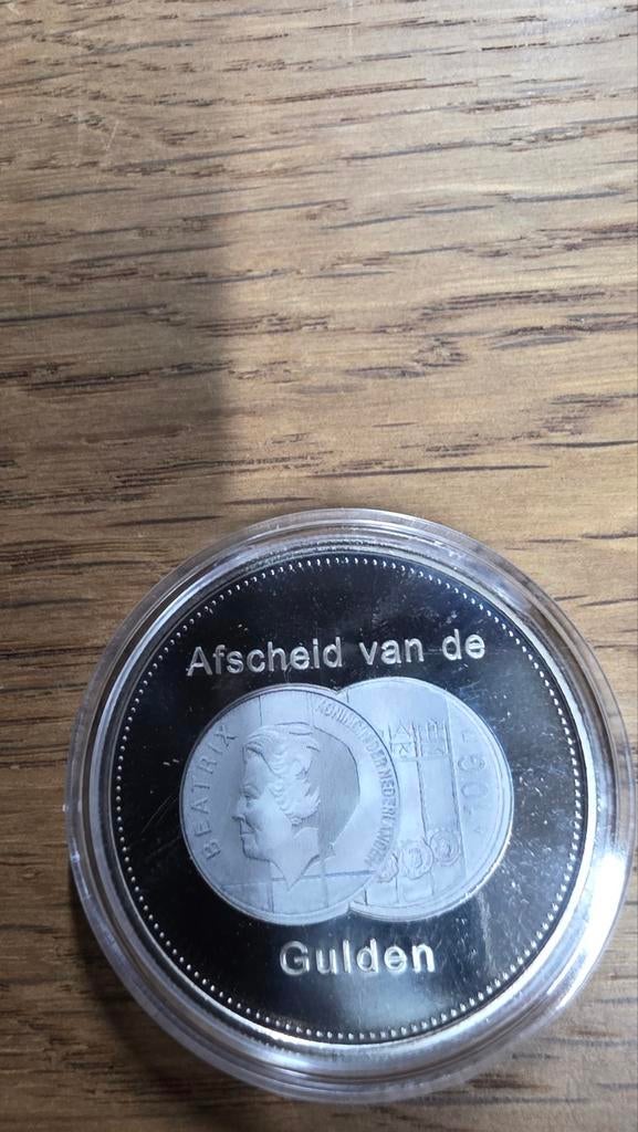 Afscheid van de Gulden -  herdenkingsmunt, Ophalen of Verzenden, Koningin Beatrix, Overige waardes, Losse munt
