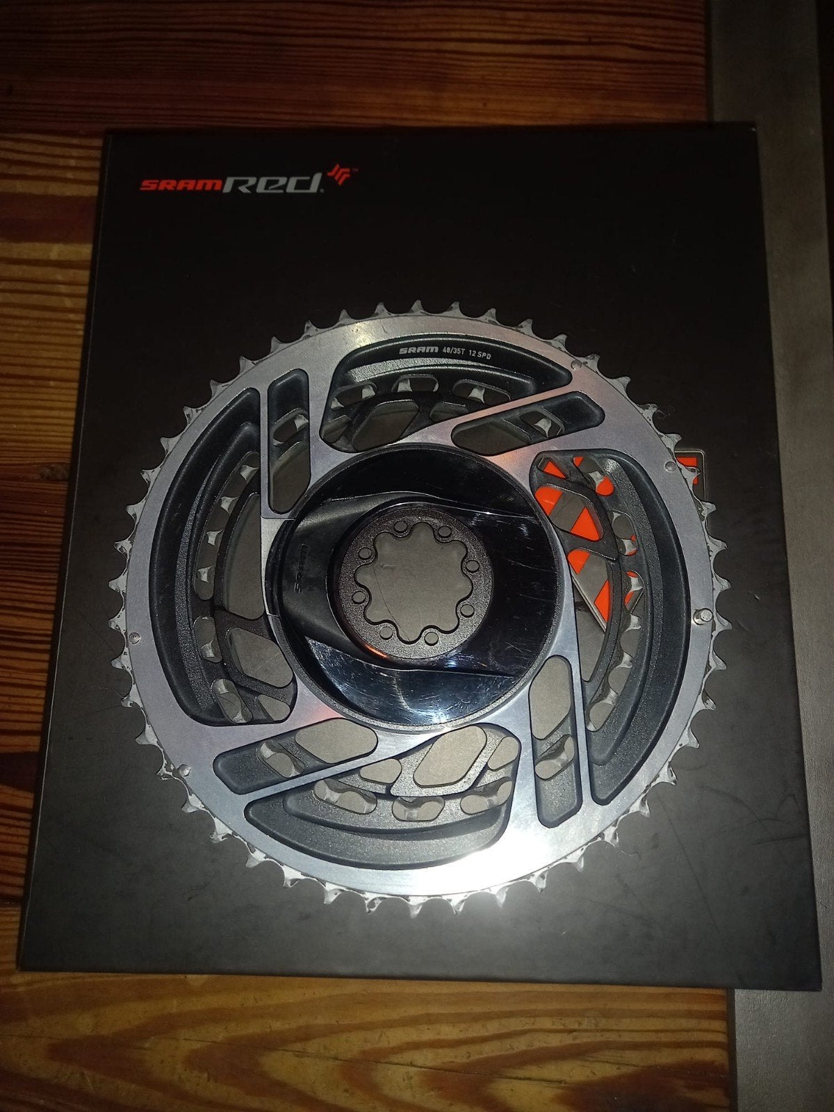 SRAM Red AXS Direct Mount Race Kettingblad: 48/35., Gebruikt, Aluminium, Racefiets, SRAM Red AXS Direct Mount Race Kettingblad: 48/35.