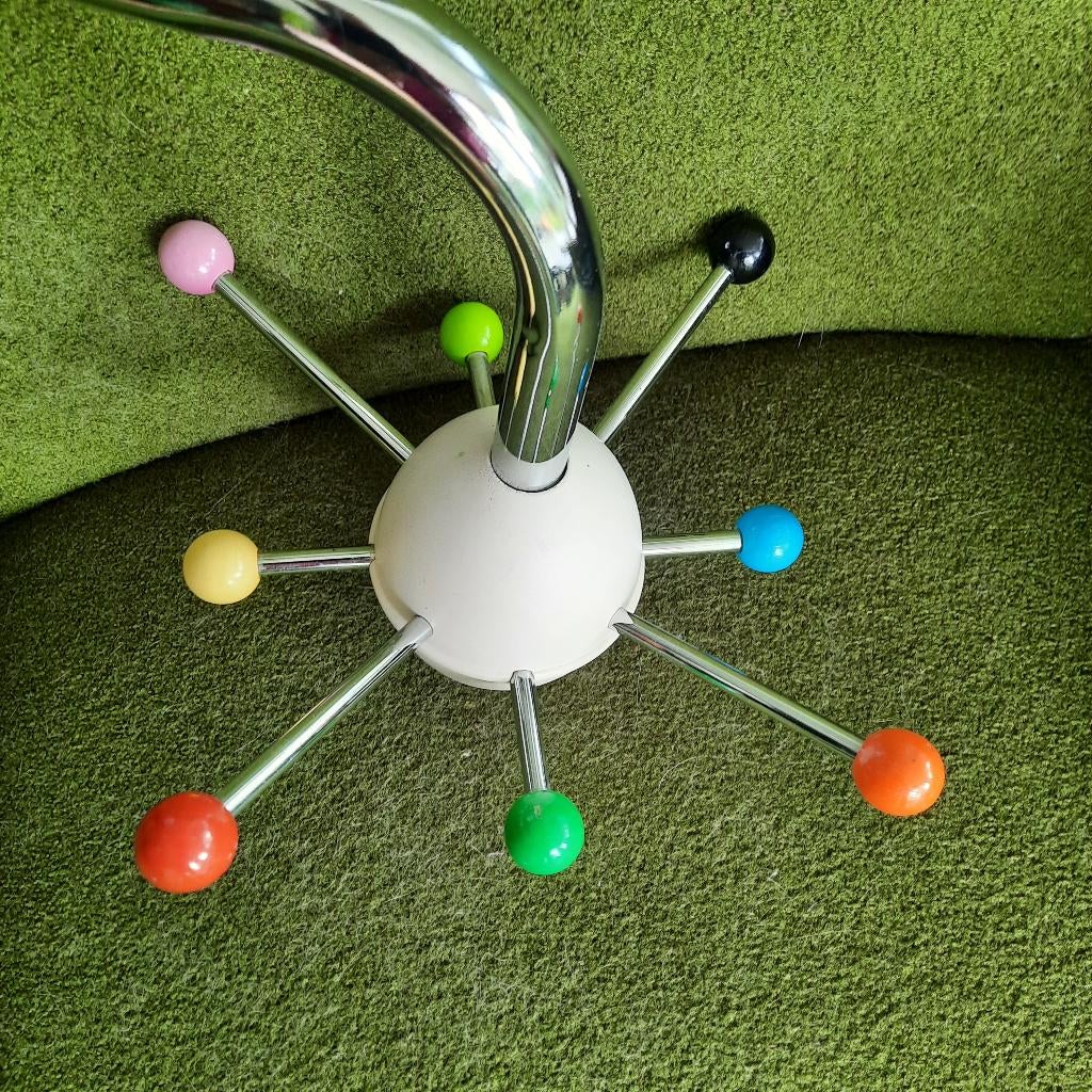 vintage space age spoetnik wandkapstok van Ikea jaren 70, Wandkapstok, Overige materialen, Ophalen of Verzenden, Zo goed als nieuw