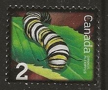 Canada 108, rups, Verzenden, Gestempeld, Noord-Amerika