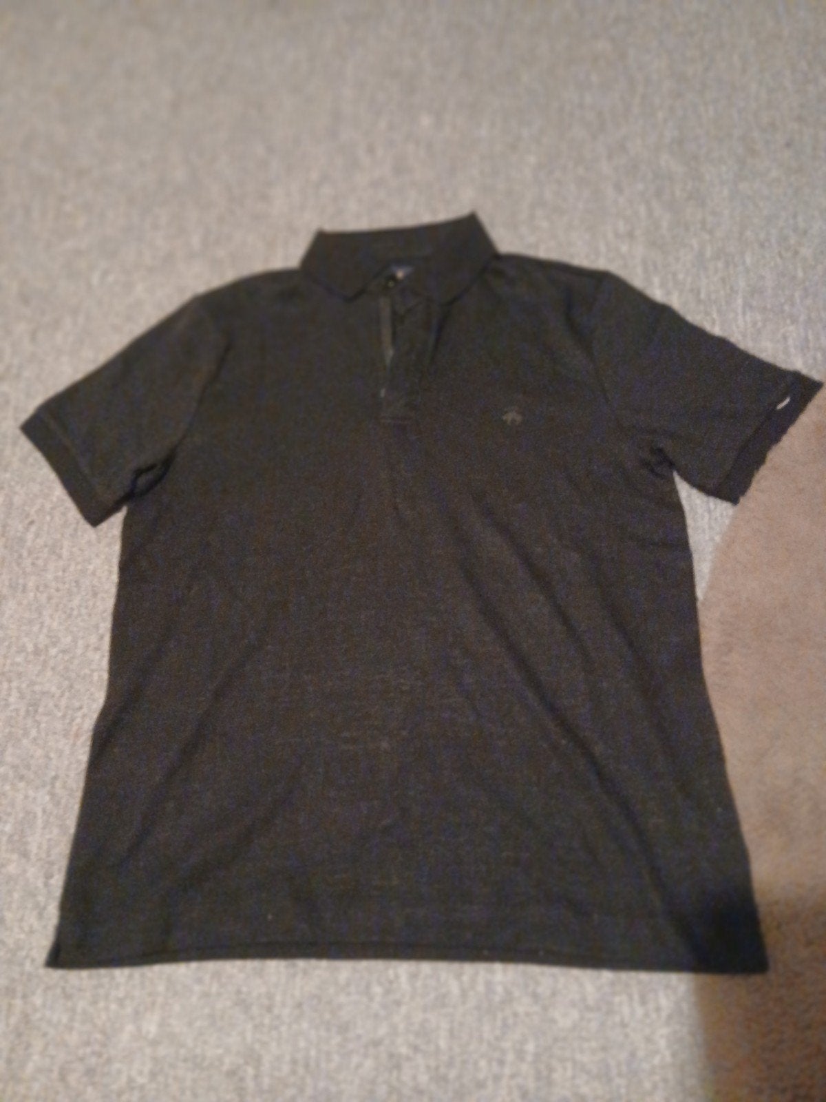 Zwart poloshirt met korte mouwen, Onbekend, Maat 48/50 (M), Zwart, Ophalen of Verzenden
