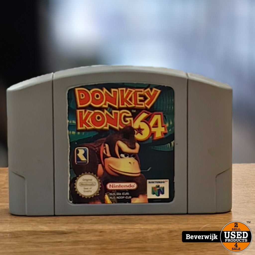 Donkey Kong 64 | Nintendo 64 Game, Spelcomputers en Games, Nintendo, Gebruikt, Support@nintendo.com, 11-1 Hokotate-cho, Kamitoba, Minami-ku
Kyoto 601-8501
Japan