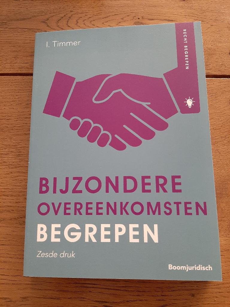 Bijzondere overeenkomsten begrepen 6e druk, Boeken, Boom, Zo goed als nieuw, Beta, HBO