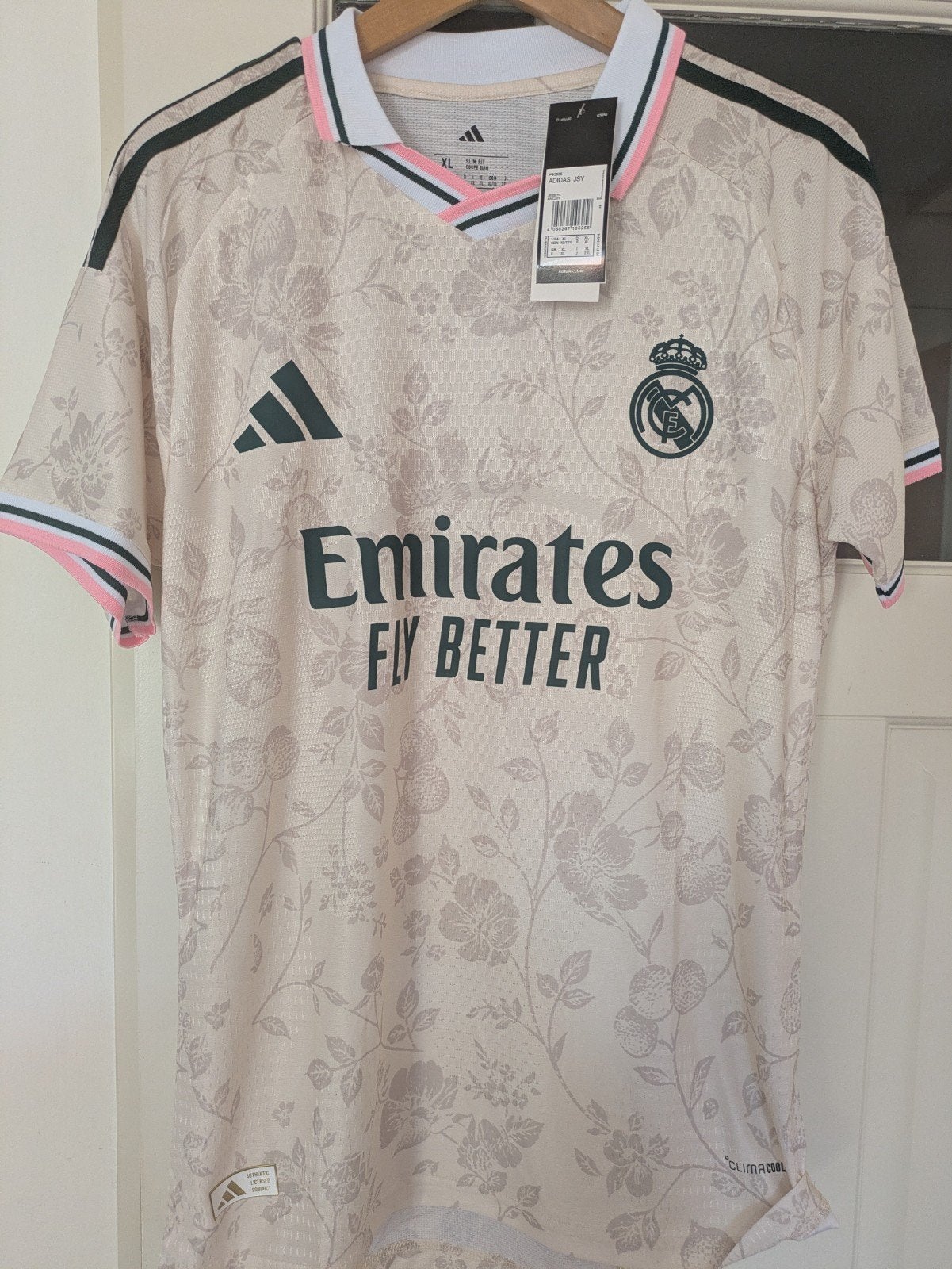 real Madrid playerversie XL valt als L, Maat XL, Verzenden, Nieuw, Shirt