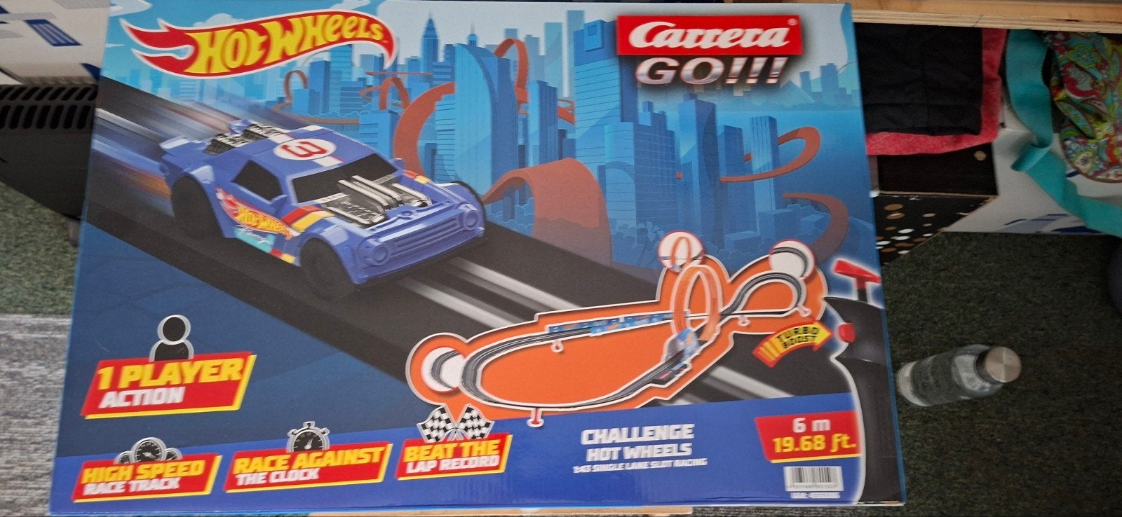 Carrera GO!!! Hot Wheels Racebaan Set - Night Shifter, Ophalen, Racebaan, Carrera, Nieuw