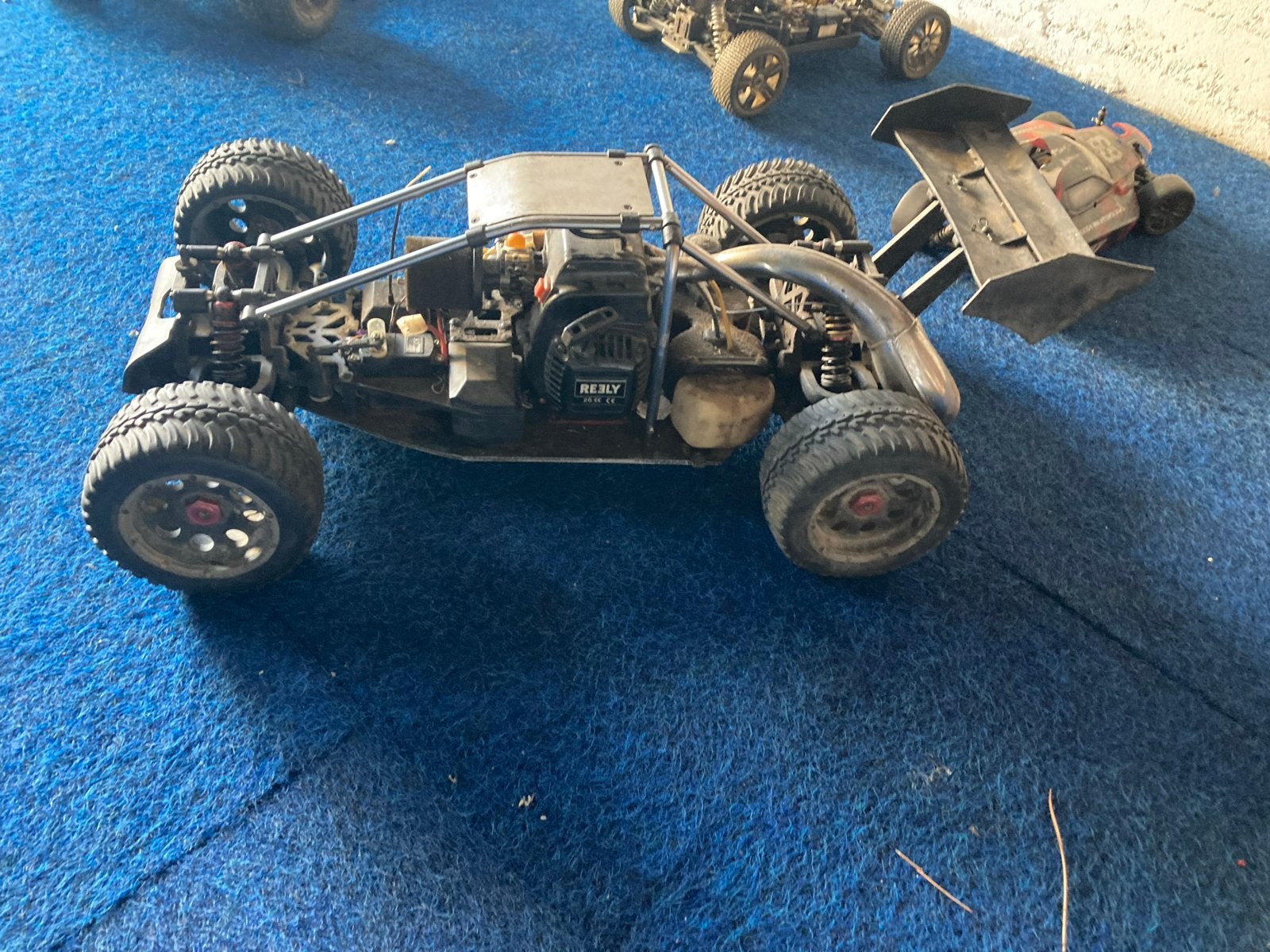 Reely RC Buggy met Benzine Motor en nitros, Benzine, Gebruikt, Auto offroad, Ophalen of Verzenden